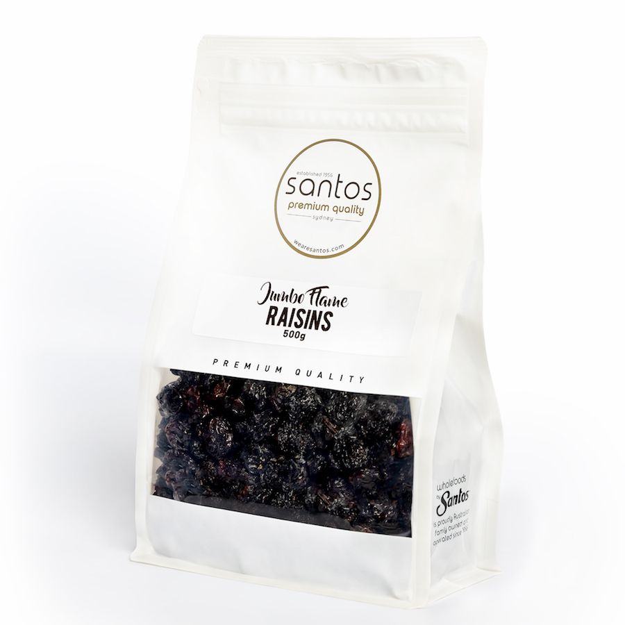 Raisins Jumbo Flame 500g Santos